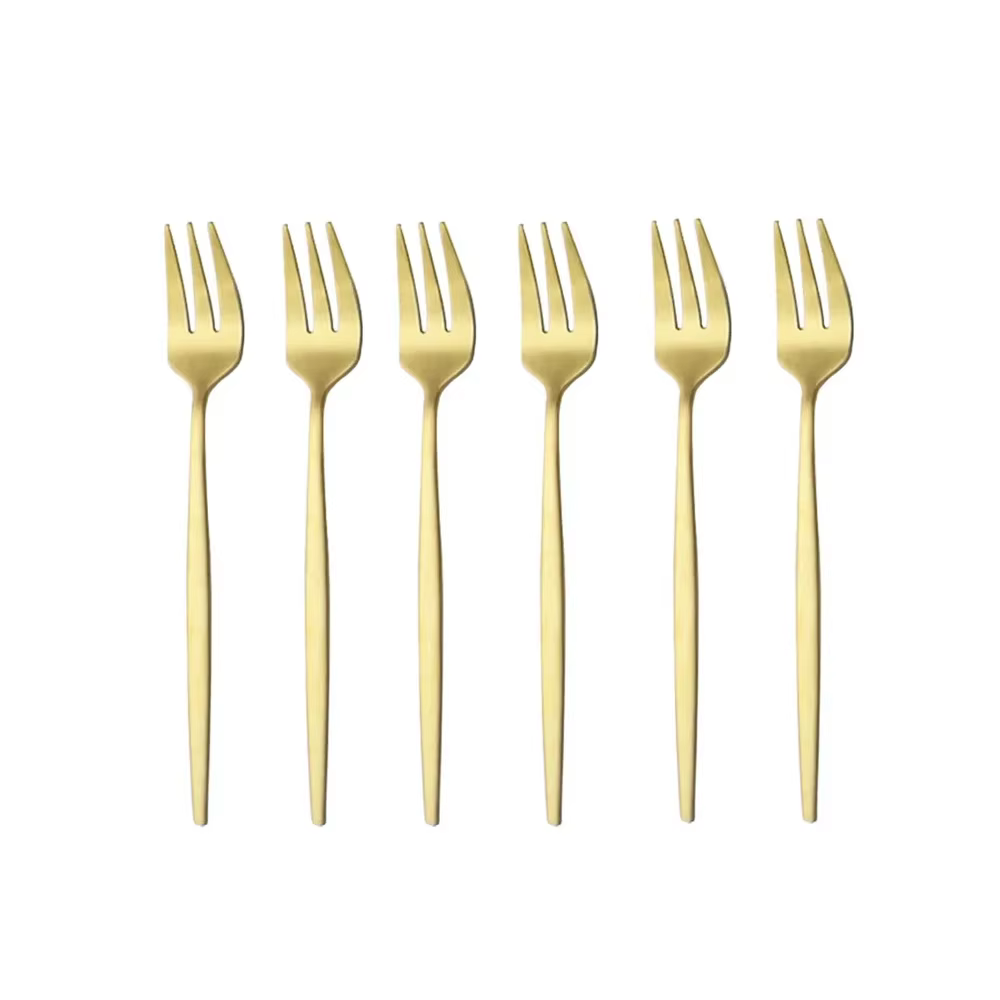 Matte Silver Dessert Forks – Lilvelle Chanukah party finds