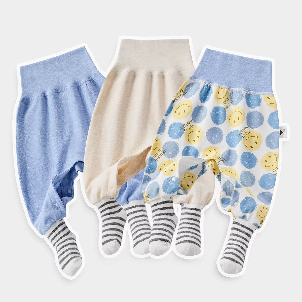 Cotton Baby Footed Leggings – Style 2 from Yibebe on AliExpress