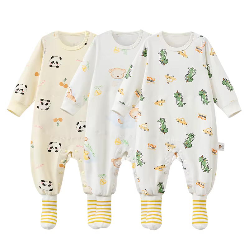 Cotton Baby Footie Romper – Style 1 from Yibebe on AliExpress