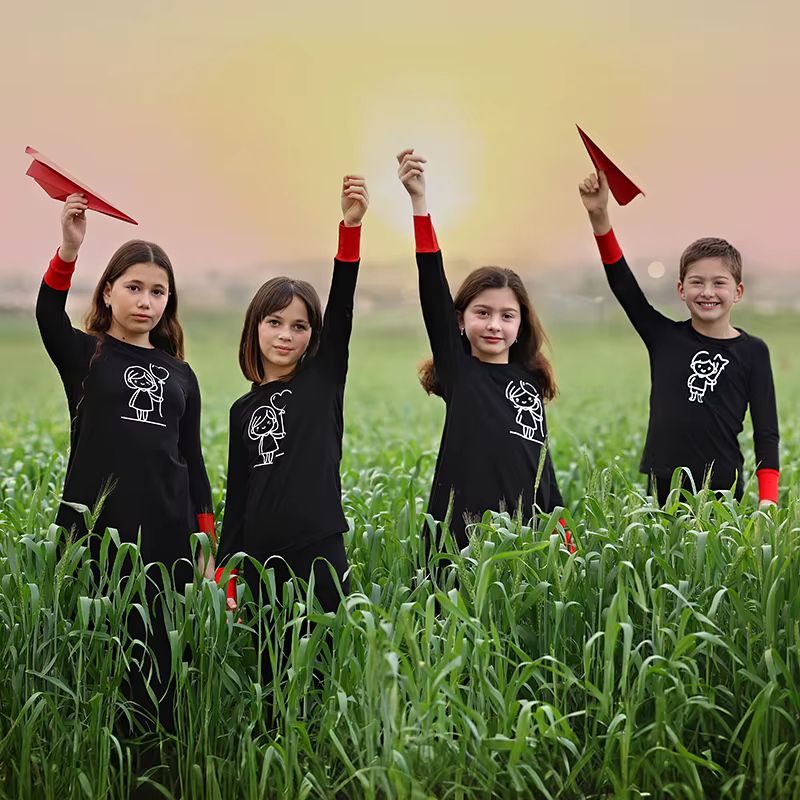 Red Family Matching Pyjamas from Bloom Family Fashion on AliExpress