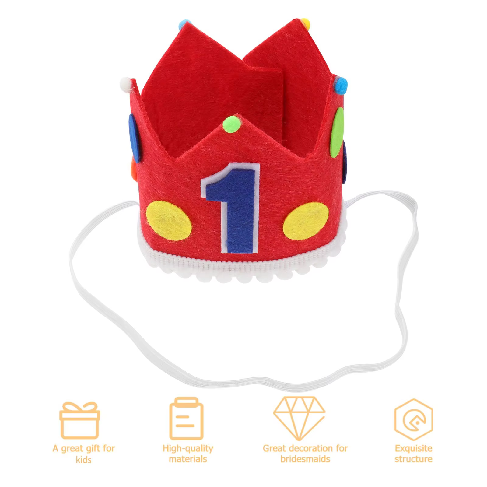 Circus Theme Baby Birthday Hat