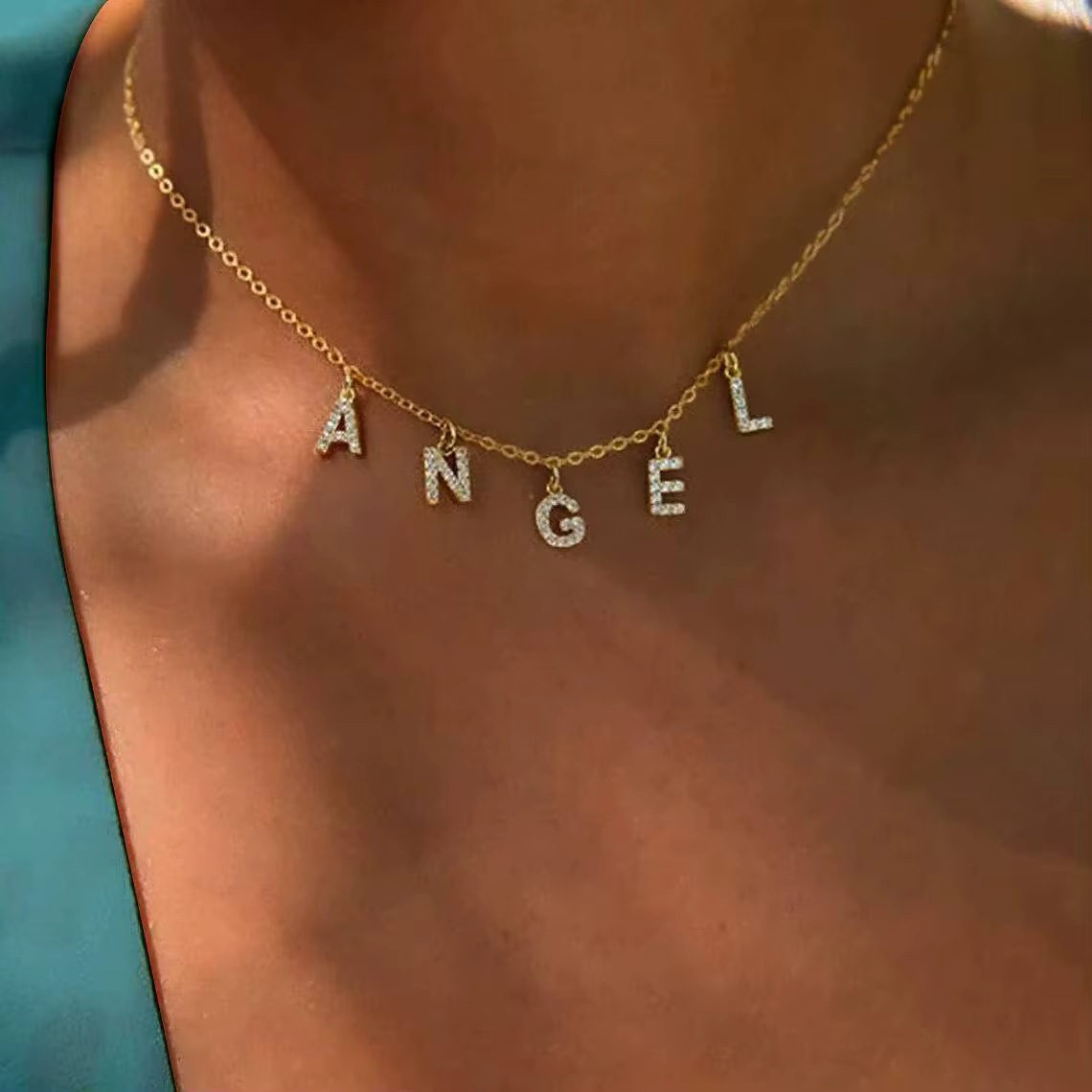 Initial Pendant Necklace – Lilvelle The Personalised Edit find