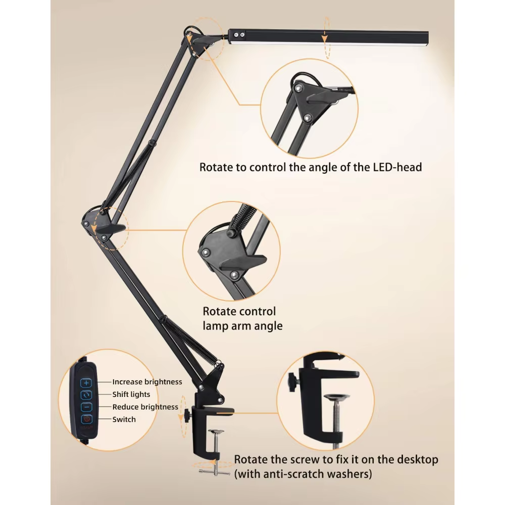 Clamp Desk Lamp