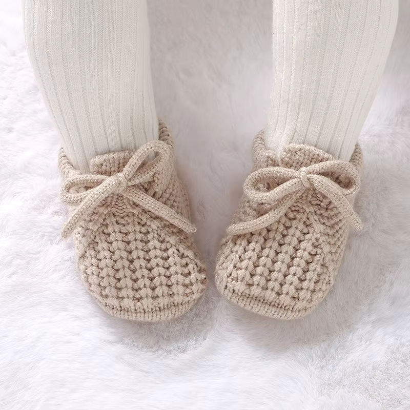 Knitted Baby Booties
