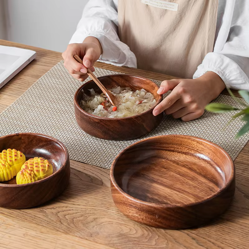 Walnut Wood Salad Bowl