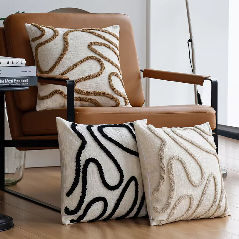 Textured Chenille Cushion Cover