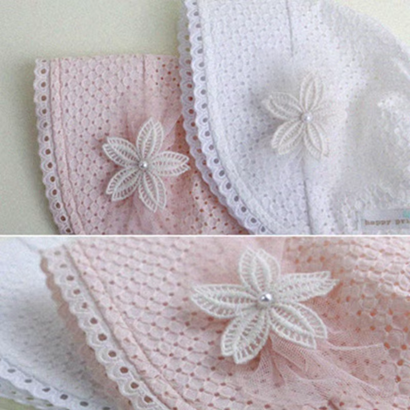 Openwork Lace Sun Bonnet