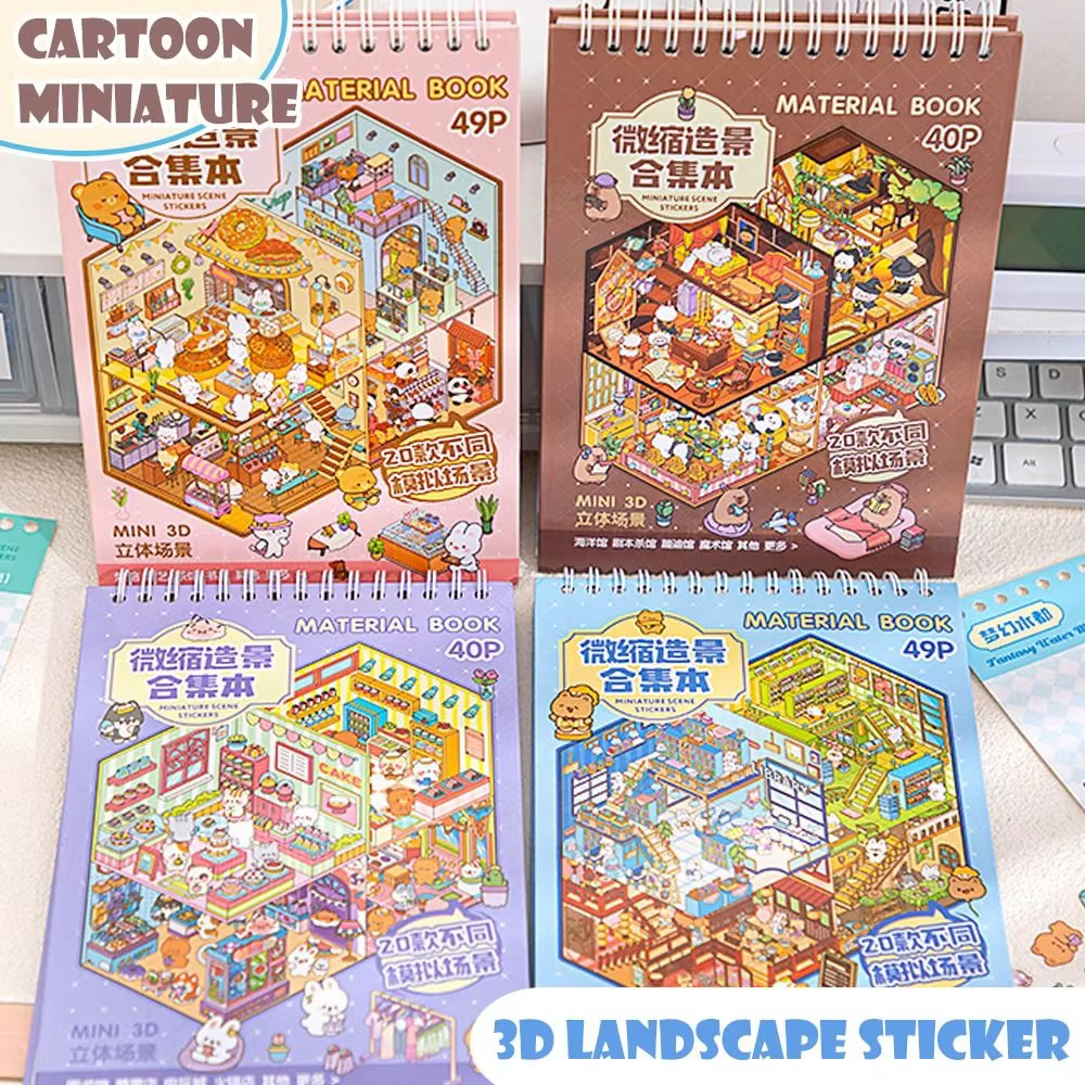 3D scene sticker books – Lilvelle Chanukah party finds