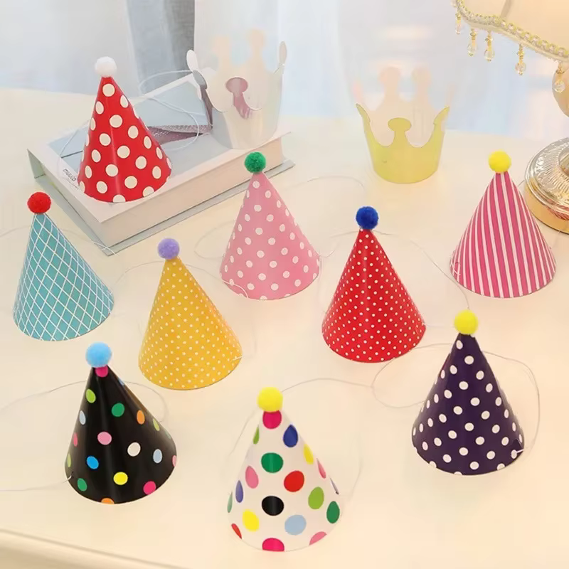 Colourful Party Trumpet Hats – Lilvelle birthday finds