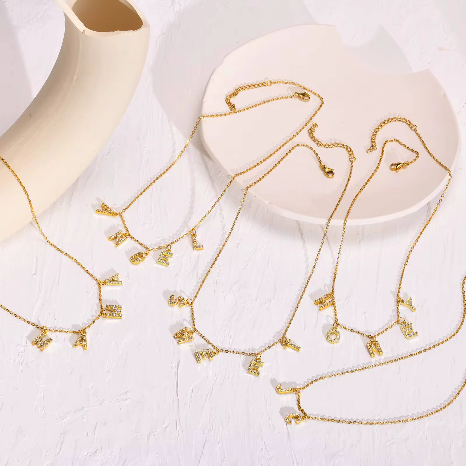 Initial Pendant Necklace