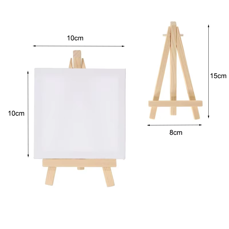 Mini Easel & Canvas Craft Set