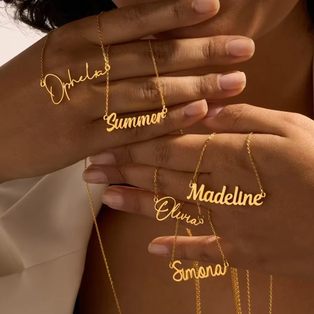 Script Name Necklace – Lilvelle The Personalised Edit find