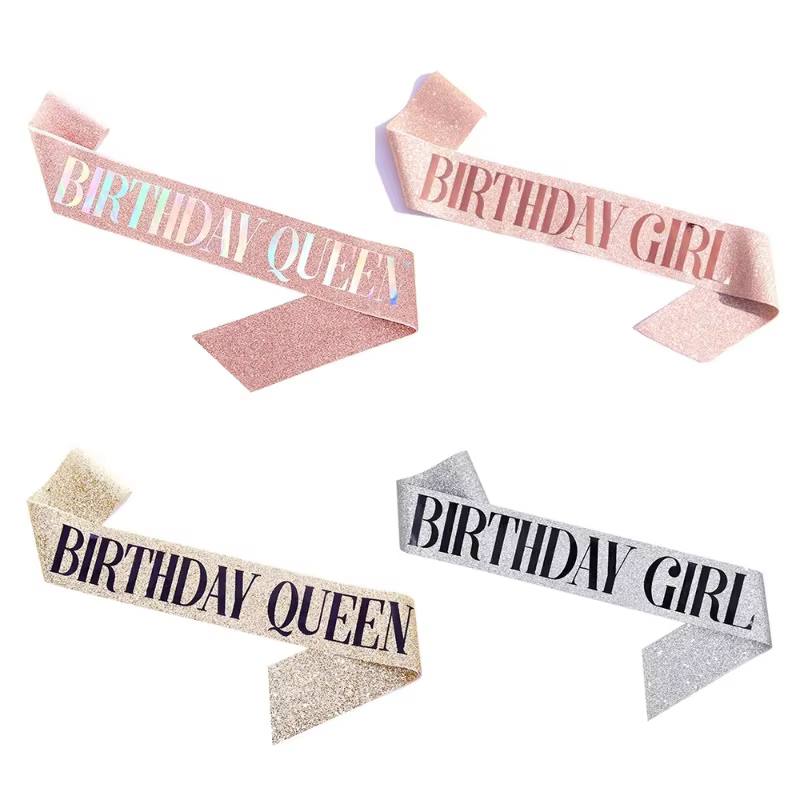 Glitter Birthday Queen Sash – Lilvelle birthday finds