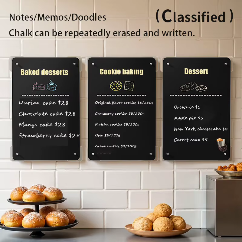Magnetic Blackboard Menu Board