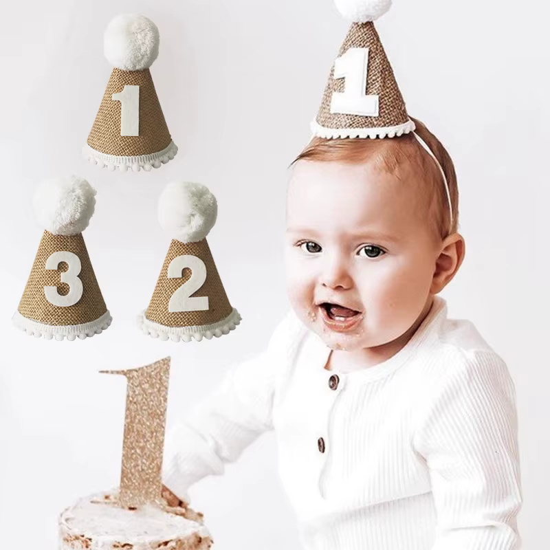 Burlap First Birthday Headband – Lilvelle birthday finds