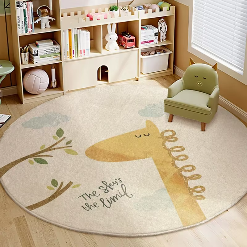 Little Lion Round Rug