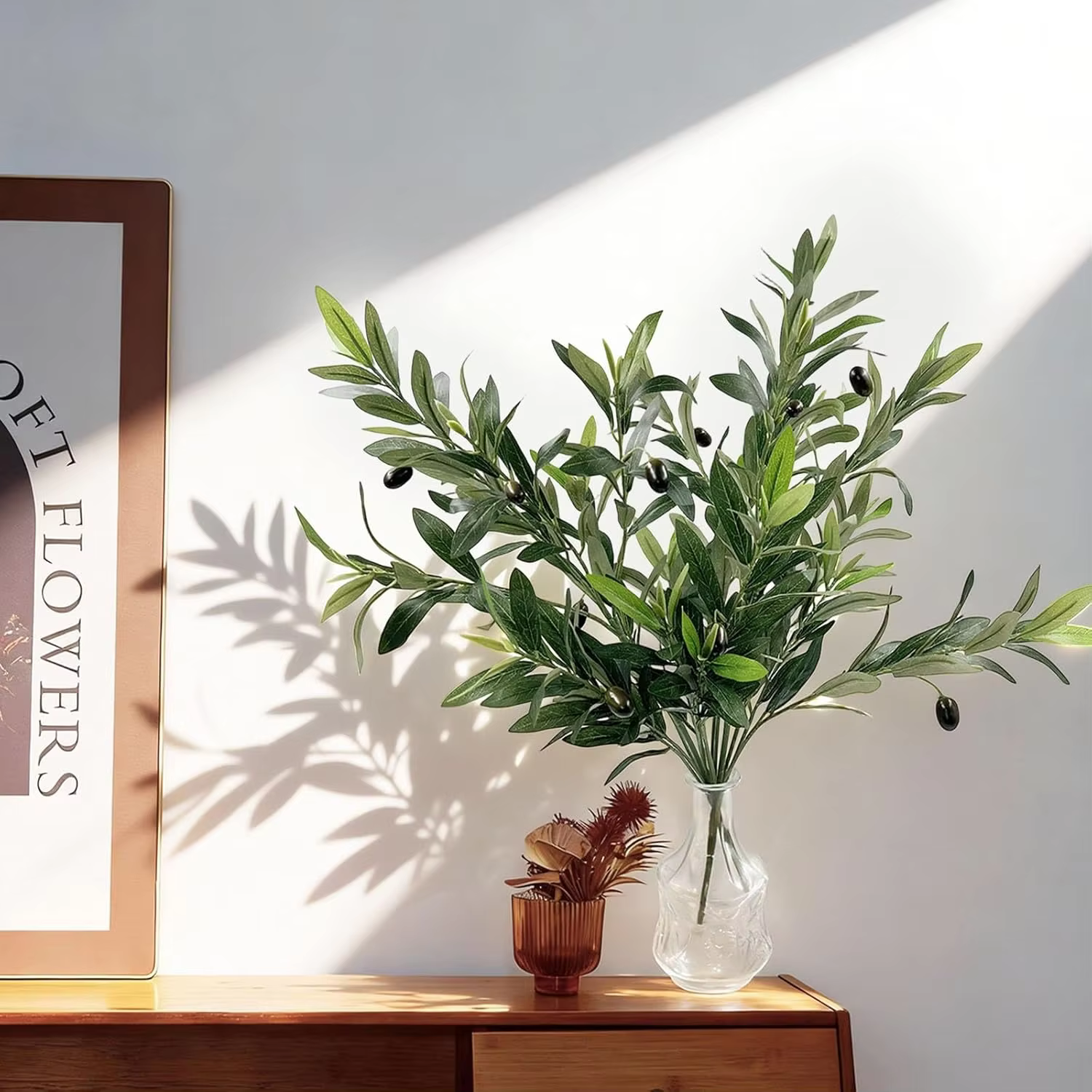Faux olive branches
