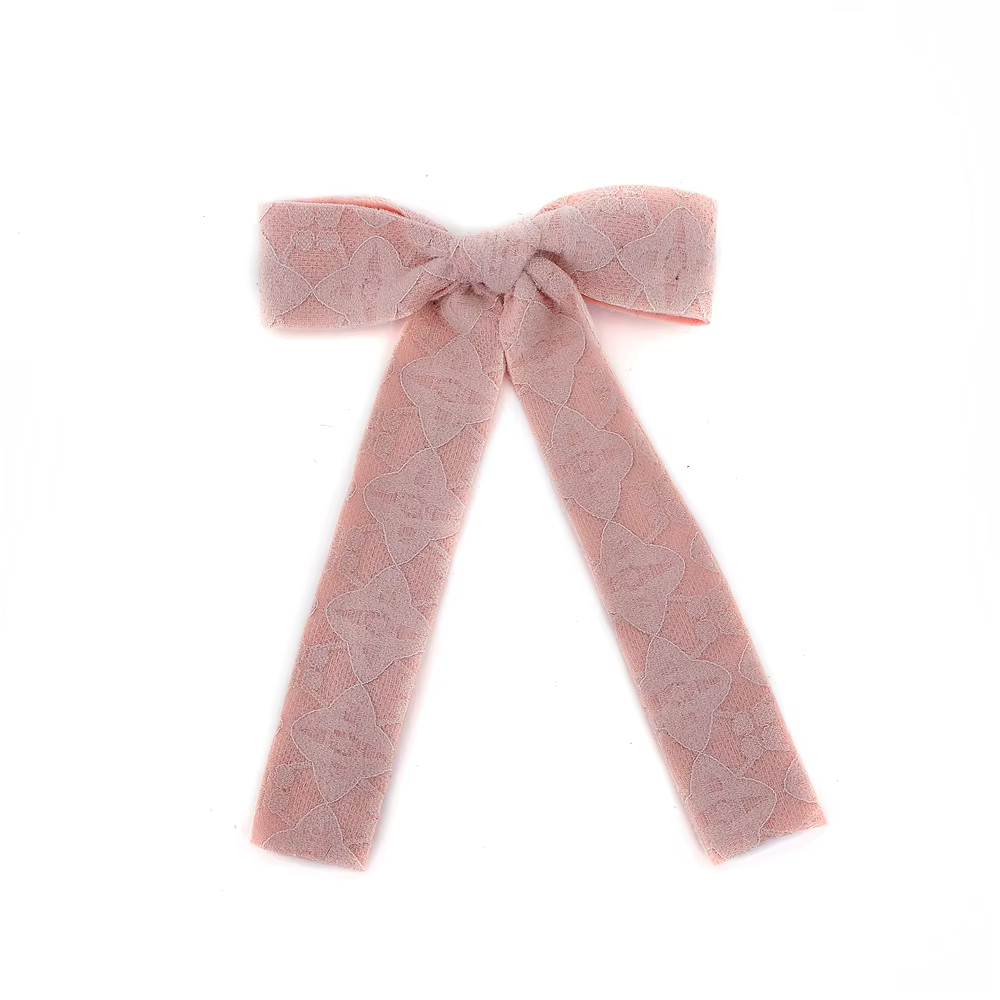 Plush Lace Hair Bow Clips Large Hair Clip