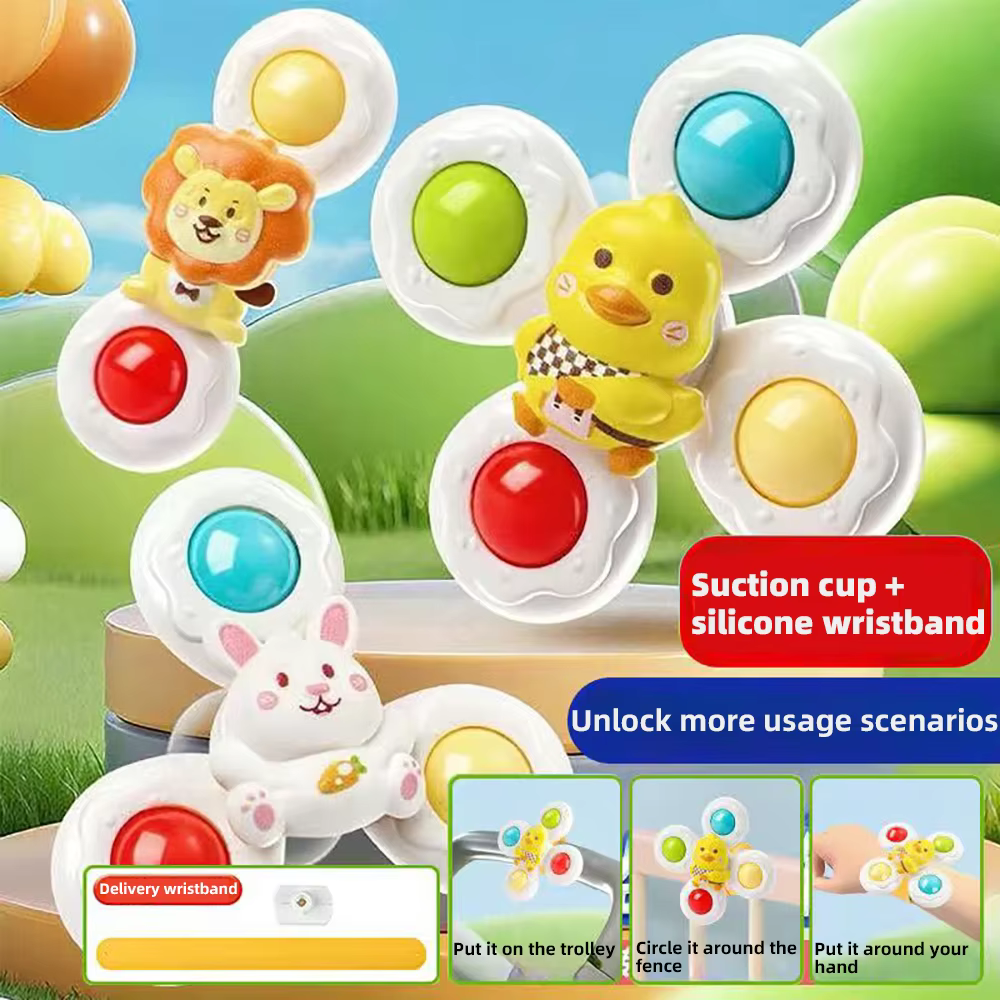 Bath Spinner Suction Toys