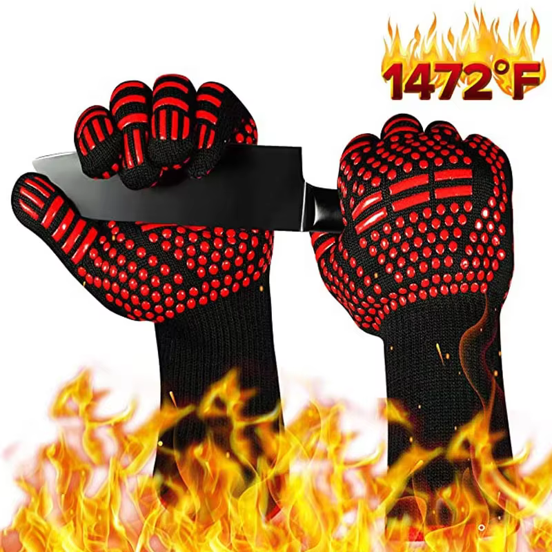 High-Heat BBQ Grill Gloves