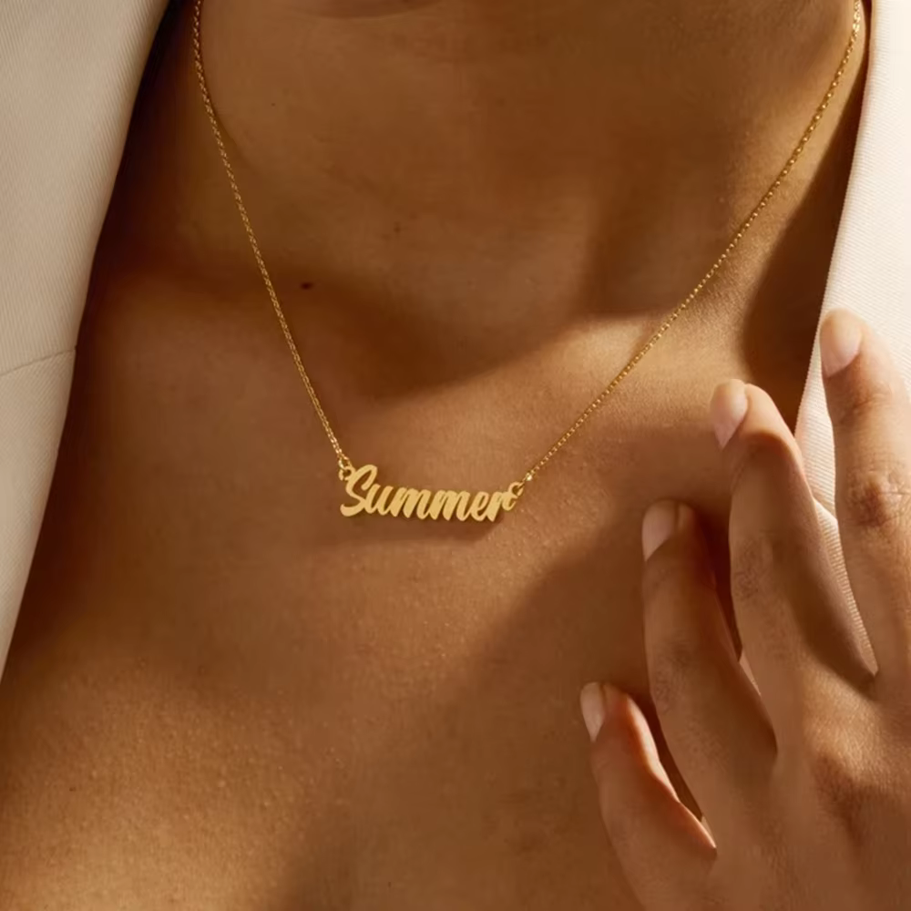 Script Name Necklace