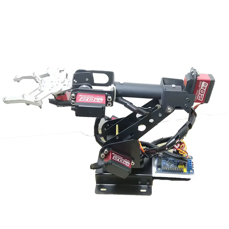 Ps2 Control 6 DOF Robotic Arm Gripper Claw