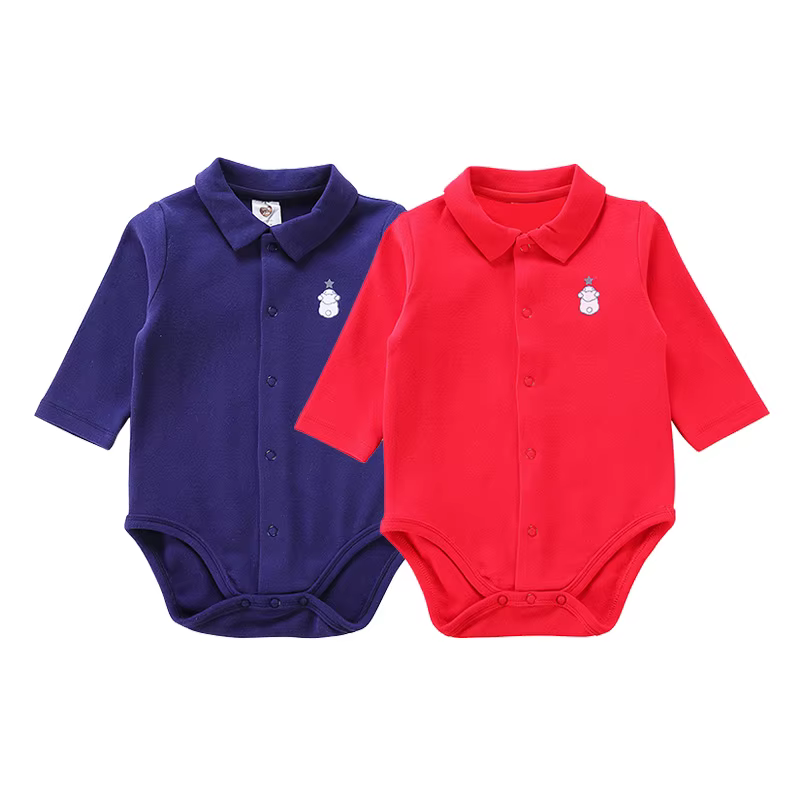 Collared Cotton Peter Pan Collar Baby Bodysuit – Style 1 from Yibebe on AliExpress