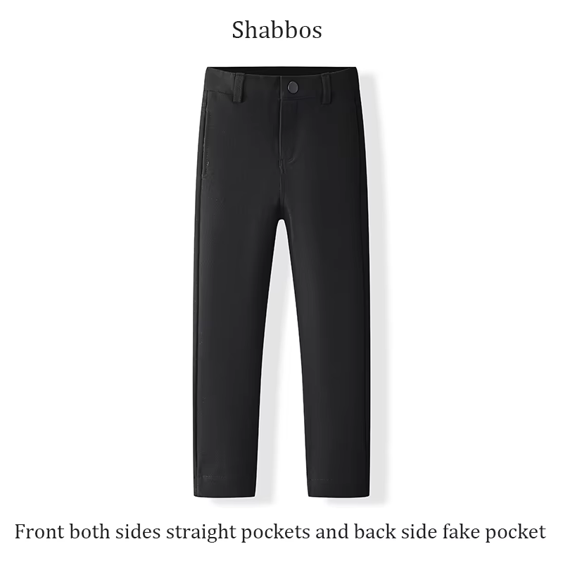 Black & Navy Stretch Trousers – Black Shabbos – Ali Affordable AW26