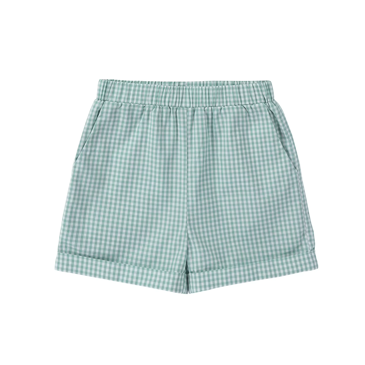 Sage Collection – Boys Gingham Shorts
