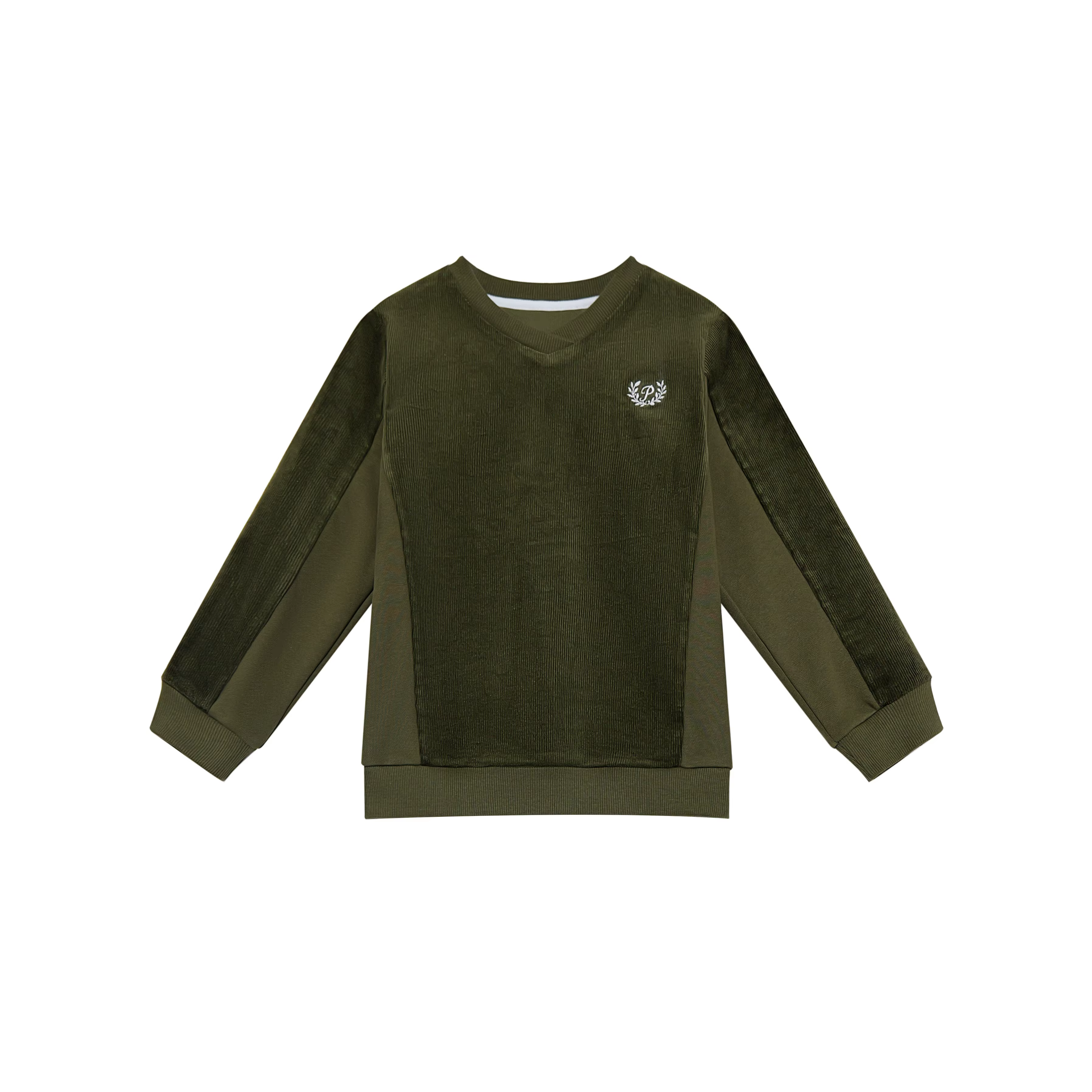 Deep Olive Corduroy Collection Deep Olive Corduroy Top – Ali Plus AW26