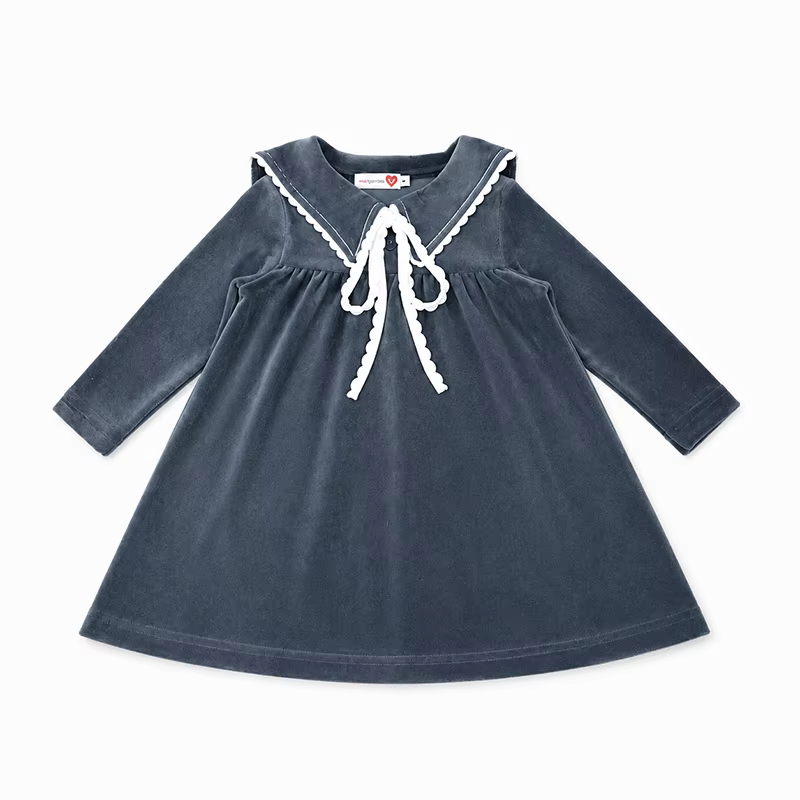 Shabbos Robe Collection– Navy Girl Short – I Love Ali AW26