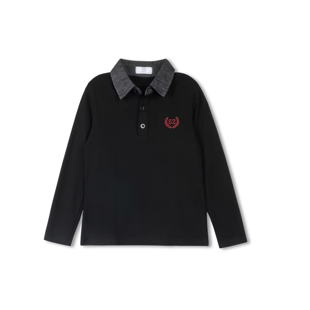 Blue & Black Denim – Black Modal Polo – Ali Picks AW26