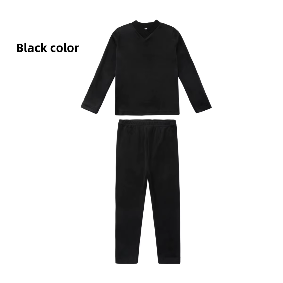Velour Loungewear – Black Set