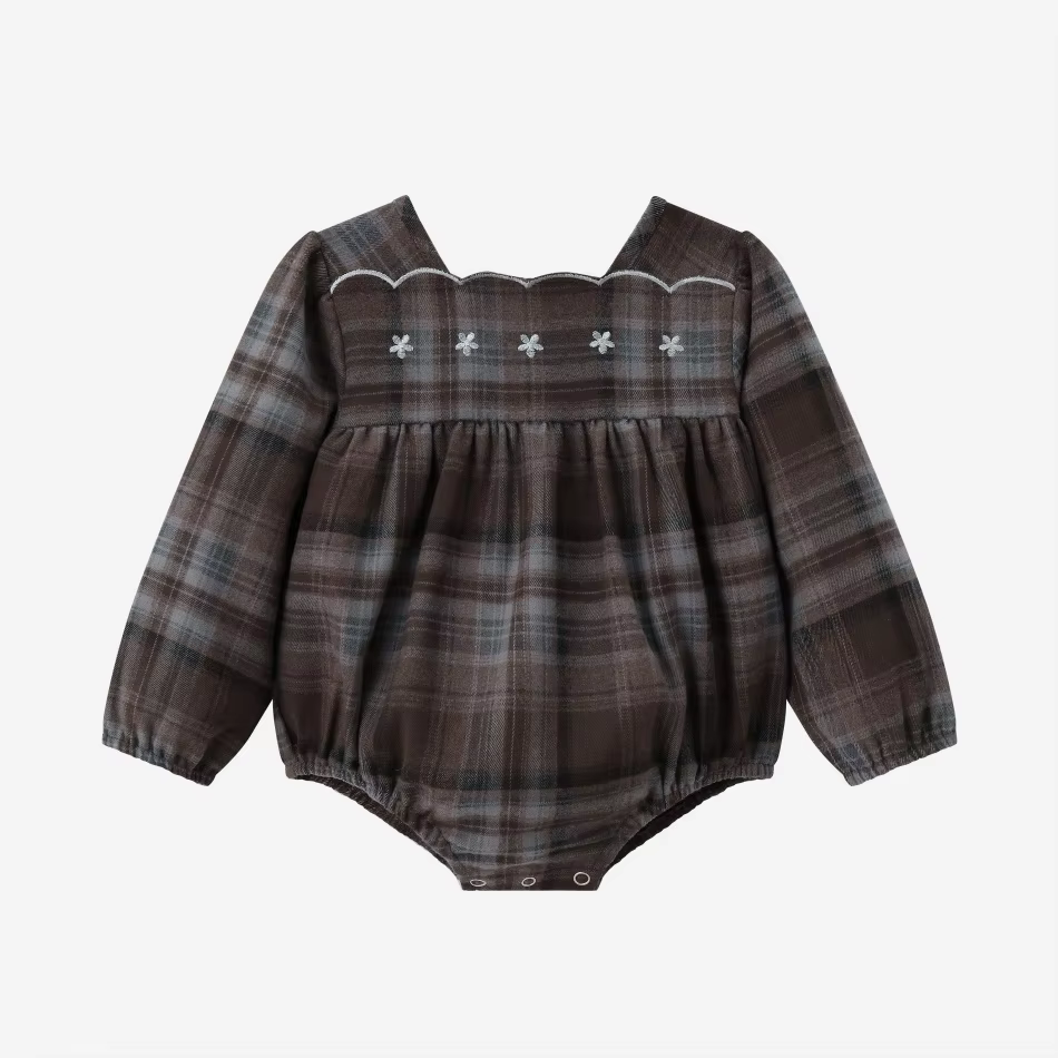 Chestnut Collection – Plaid Romper – Ali Specials AW26