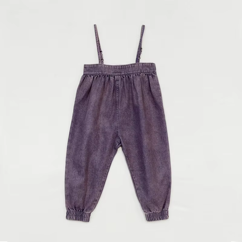 Denim Dash Plum Girls Romper – Ali & Co Denim Dash AW26