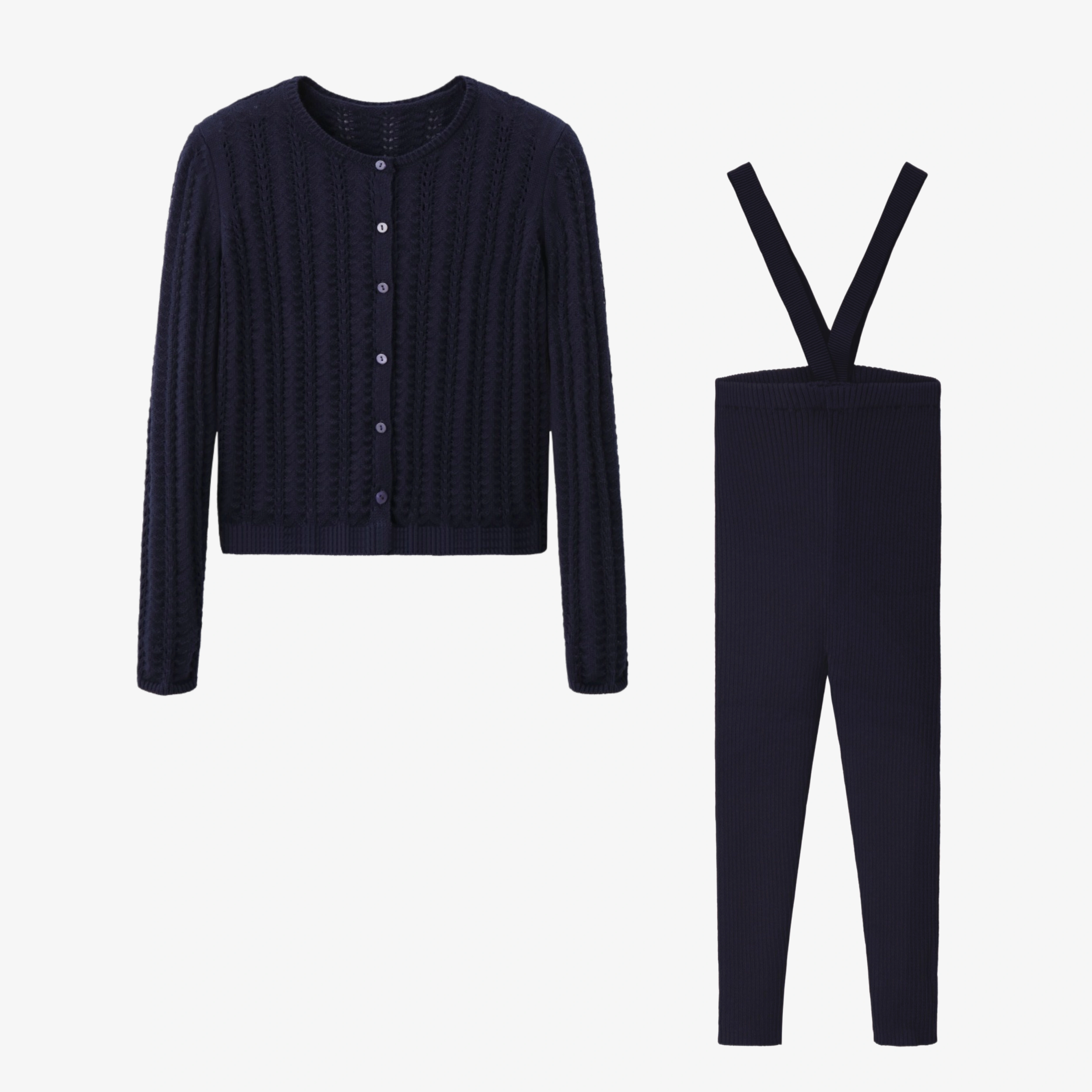 Knitted Collection – Navy Knit Set – Ali Specials AW26
