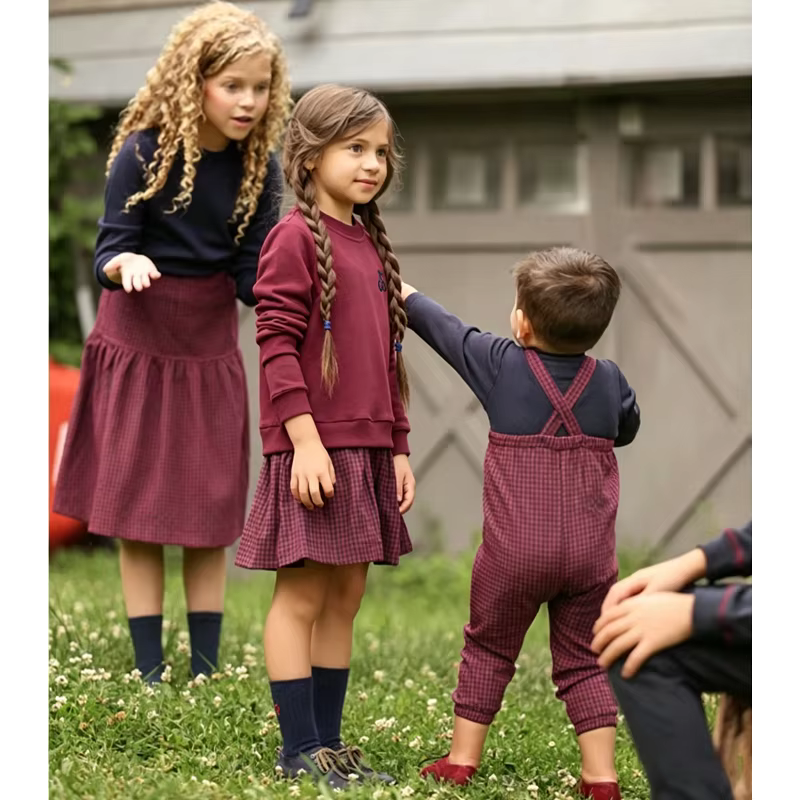 Ali & Co Checked Charm AW26 family matching collection