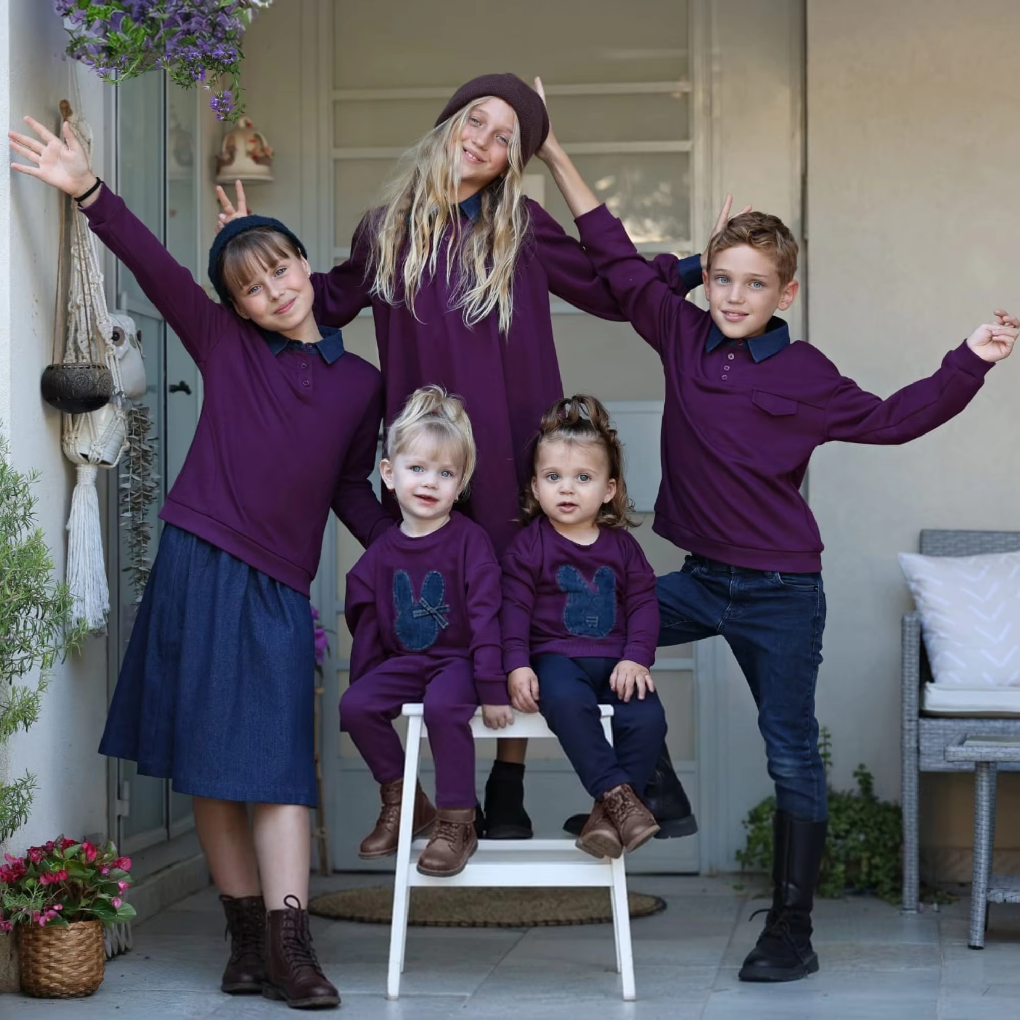 Denim Collar Collection – Ali Mali AW26 family matching collection