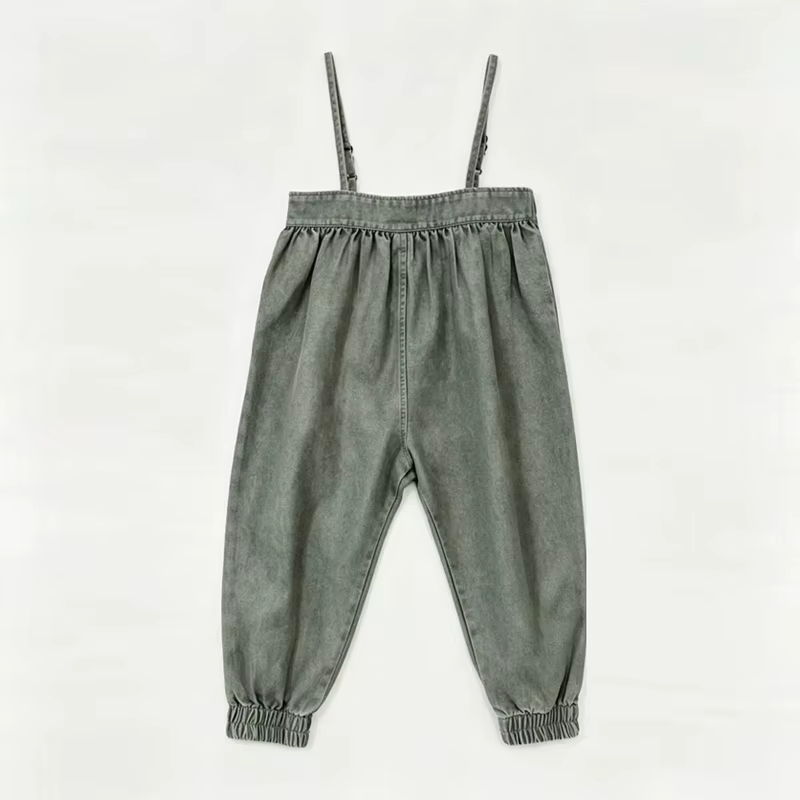 Denim Dash Green Girls Romper – Ali & Co Denim Dash AW26