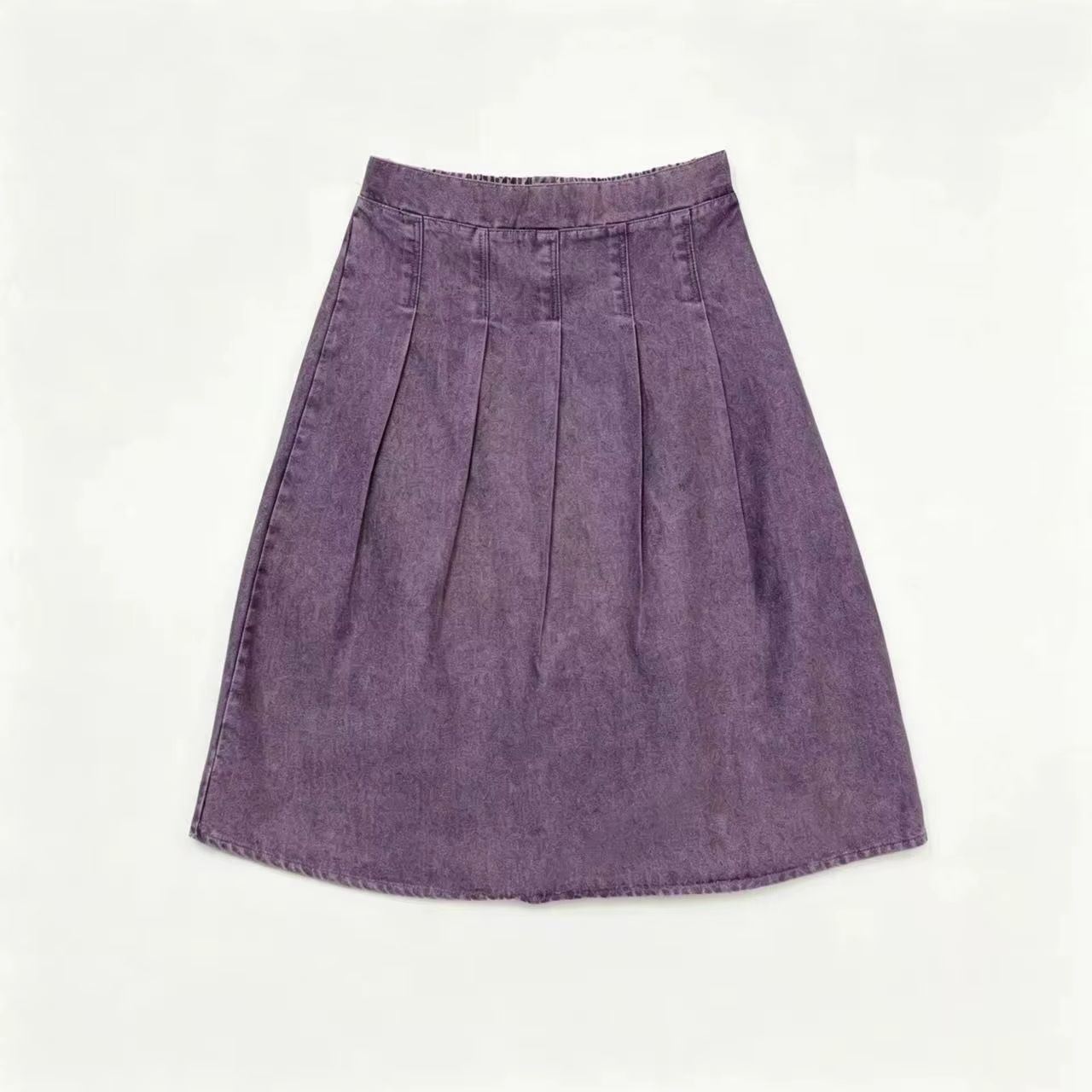 Denim Dash Plum Denim Skirt – Ali & Co Denim Dash AW26