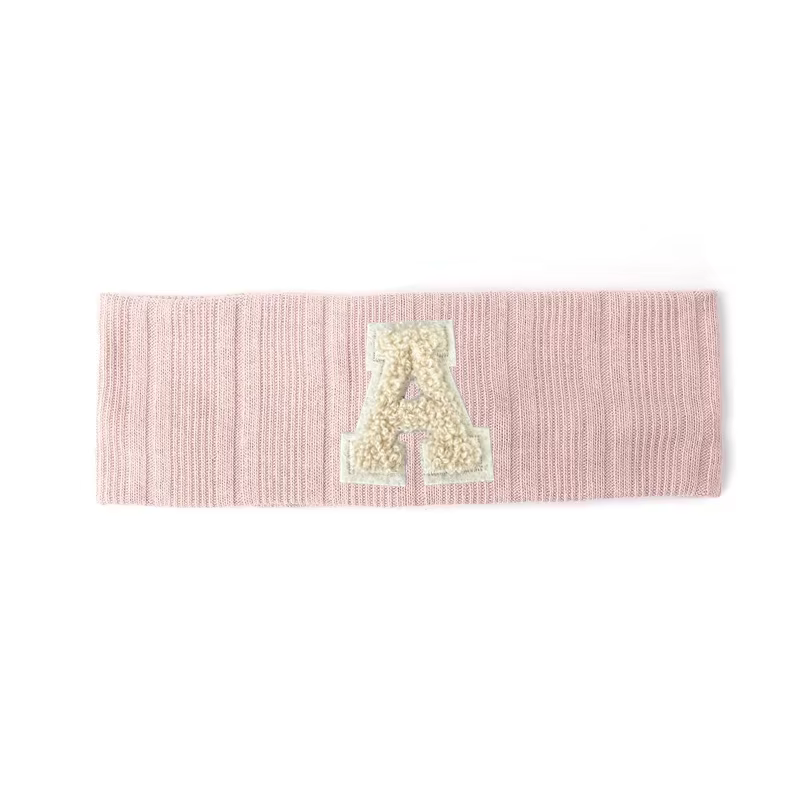 Chenille Letter Patch Headband