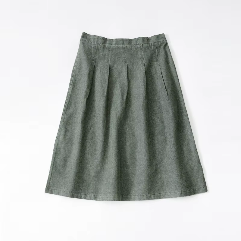 Denim Dash Green Denim Skirt – Ali & Co Denim Dash AW26