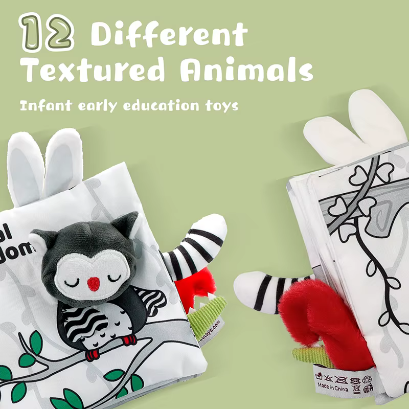 Black & White Sensory Cloth Book — image 4