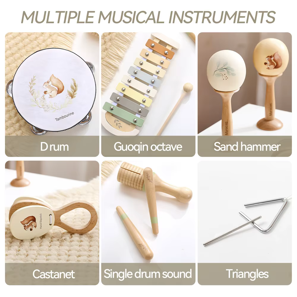 Pastel Wooden Xylophone — image 6