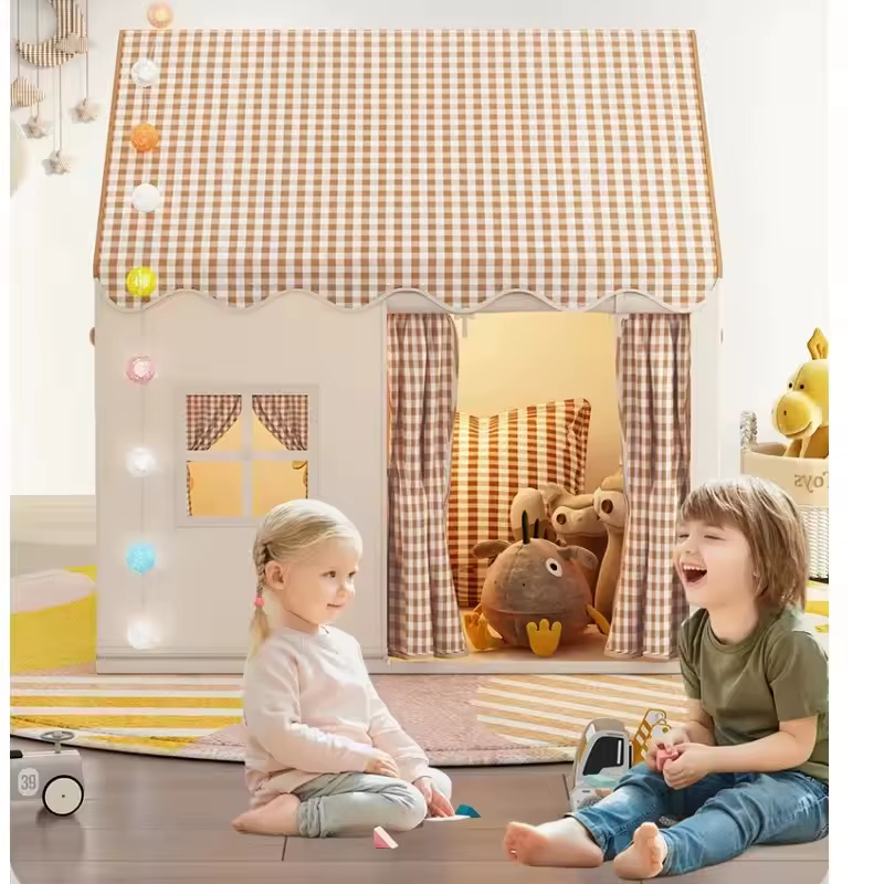 Large Pop-Up Play Tent – Khaki — image 5