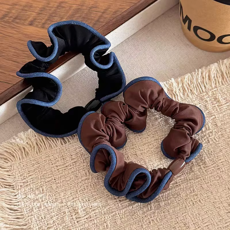 Solid High Elasticity Hair Ties Rope Ponytail – 2-Piece Set — image 2