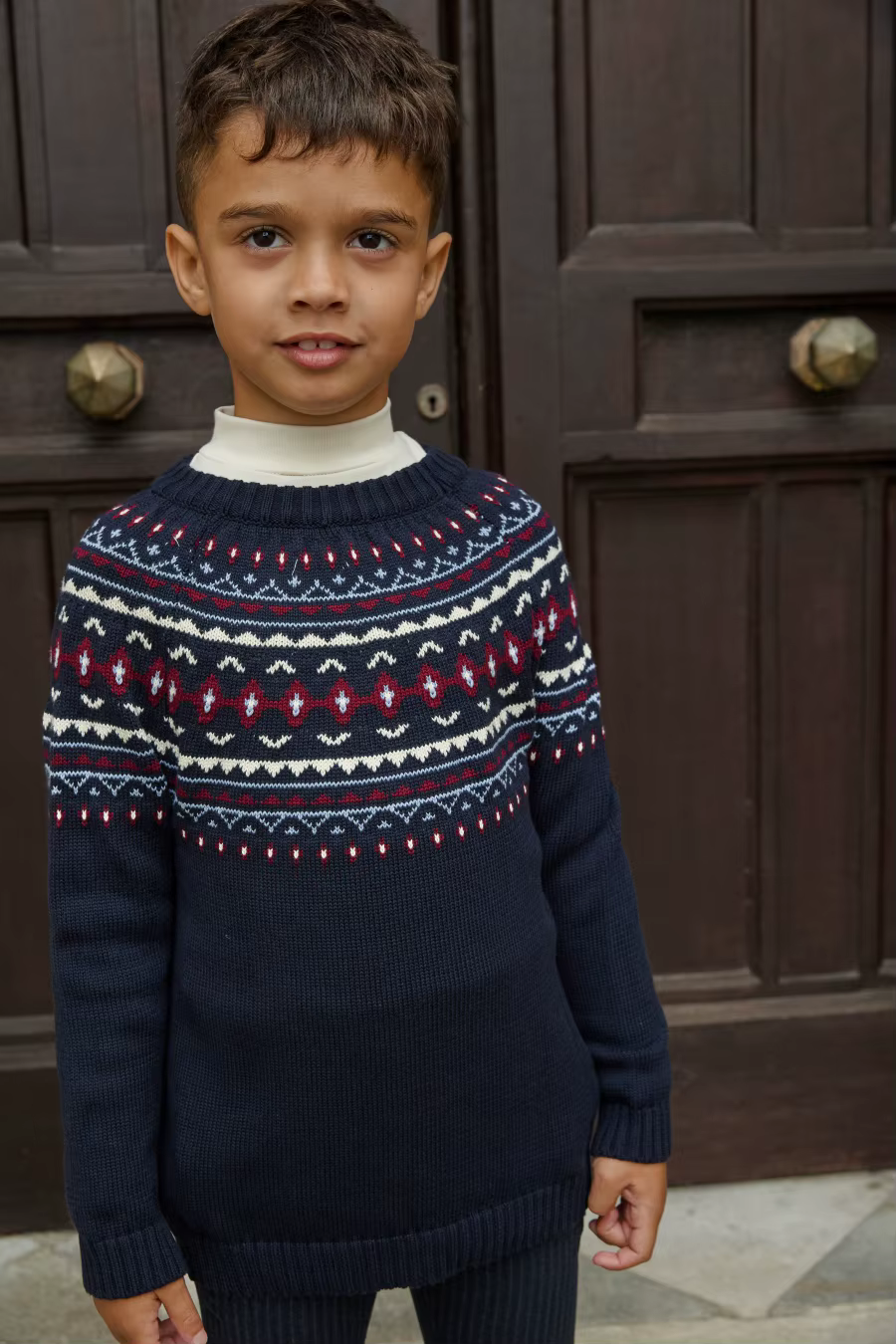 Knitted Collection – Knit Fair Isle Top — image 3