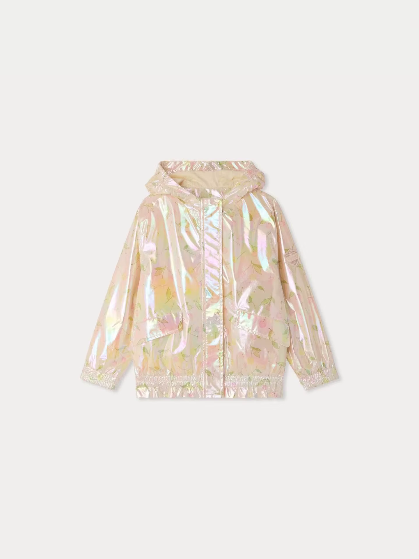 Girls' Gold Metallic Pleated Skirt