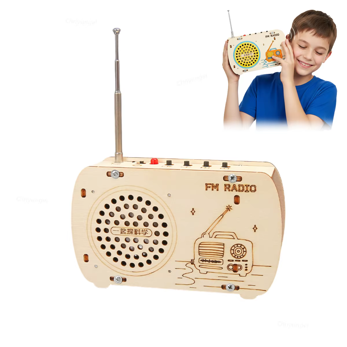 DIY Wooden Radio Kit