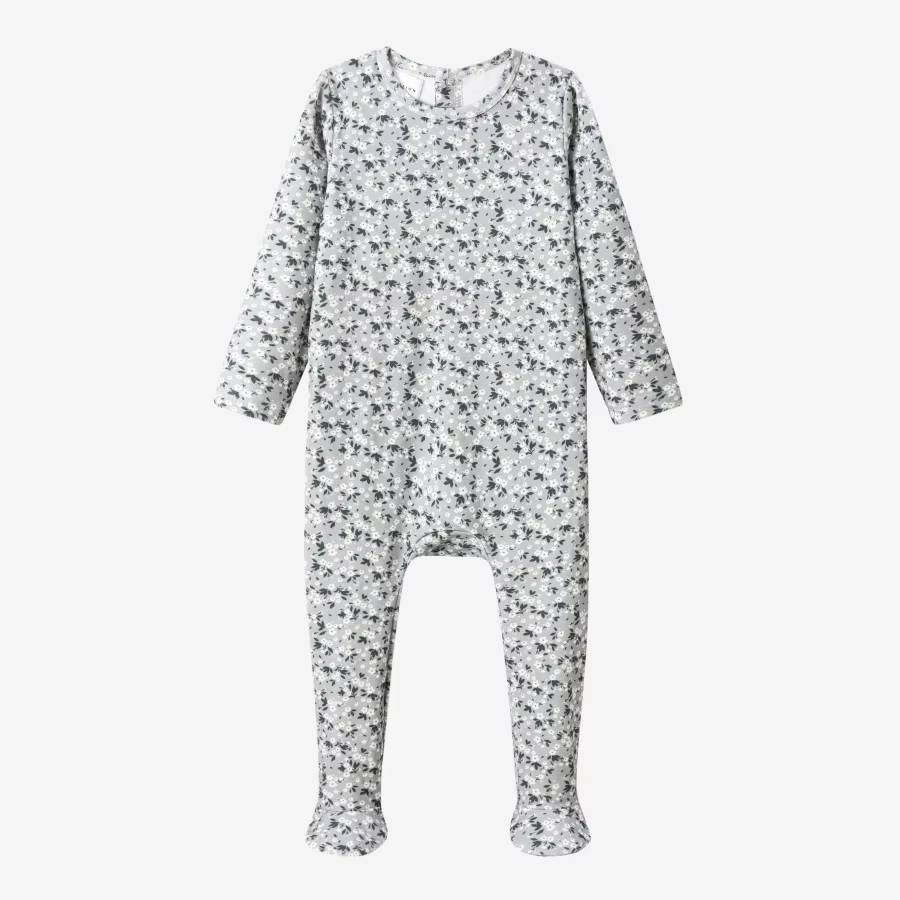 Grey Denim Collection – Floral Stretchy